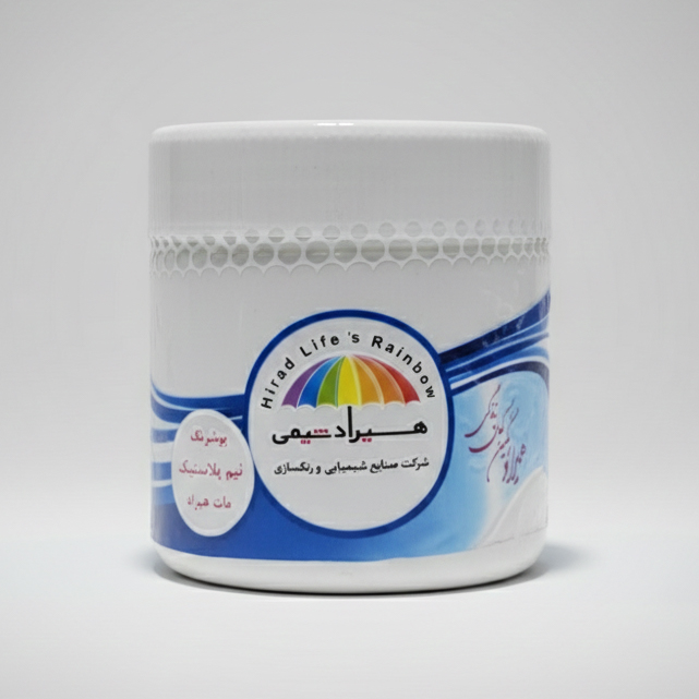 رنگ هیراد شیمی نیم پلاستیک مات سفید